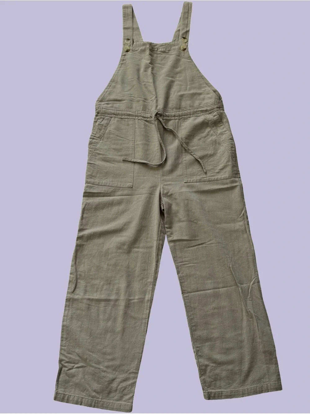Rhythm Verona Jumpsuit Linen Blend Pockets Relaxed